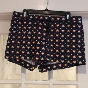 J. Crew Heart Shorts